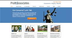 Desktop Screenshot of prattattorneys.com