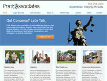 Tablet Screenshot of prattattorneys.com